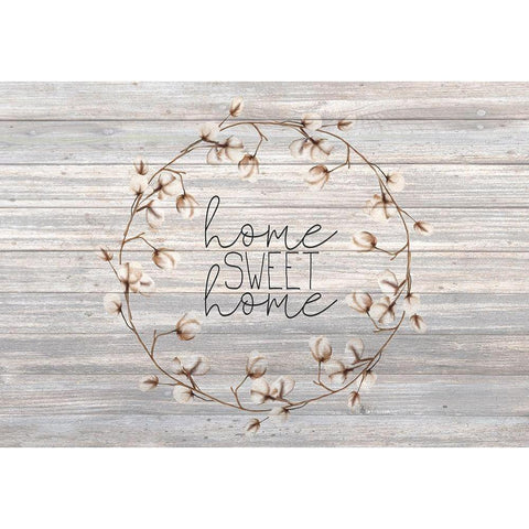 Home Sweet Home Gold Ornate Wood Framed Art Print with Double Matting by Kimberly, Allen
