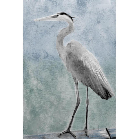 Standing Tall White Modern Wood Framed Art Print by Kimberly, Allen