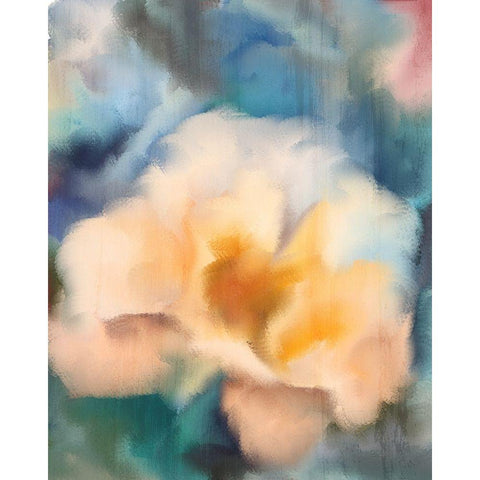 Bloomed 2 Black Modern Wood Framed Art Print with Double Matting by Kimberly, Allen