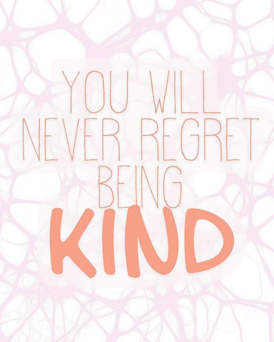 Always Kind 3 Black Ornate Wood Framed Art Print with Double Matting by Kimberly, Allen