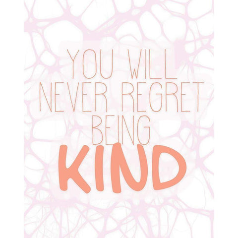 Always Kind 3 Black Modern Wood Framed Art Print by Kimberly, Allen