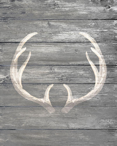 Rack 1 White Modern Wood Framed Art Print with Double Matting by Kimberly, Allen