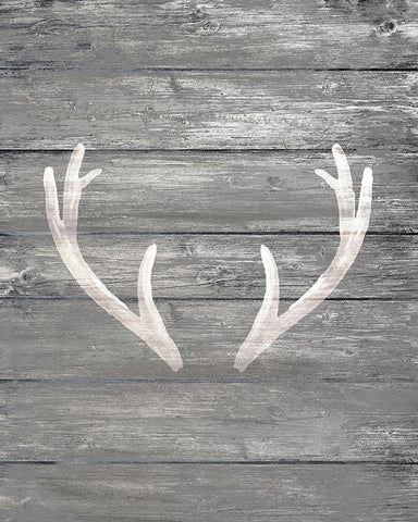 Rack 2 White Modern Wood Framed Art Print with Double Matting by Kimberly, Allen