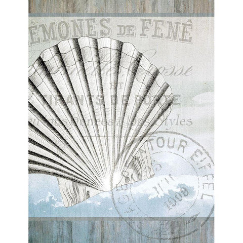 Coastal 2 Black Modern Wood Framed Art Print by Kimberly, Allen
