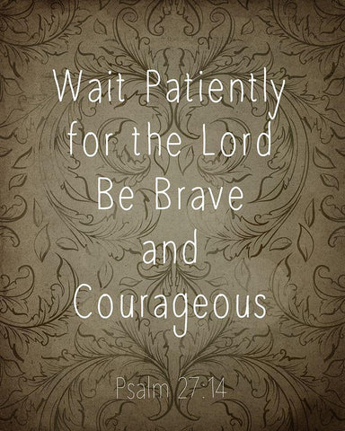 Psalms 1 Black Ornate Wood Framed Art Print with Double Matting by Kimberly, Allen