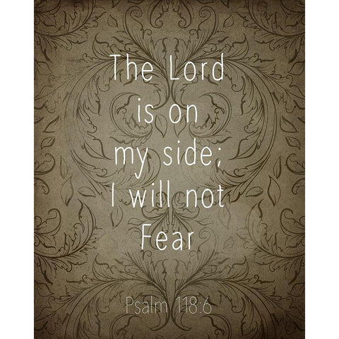 Psalms 3 Black Modern Wood Framed Art Print by Kimberly, Allen