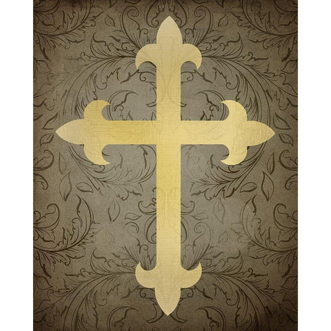 Psalms 4 Gold Ornate Wood Framed Art Print with Double Matting by Kimberly, Allen