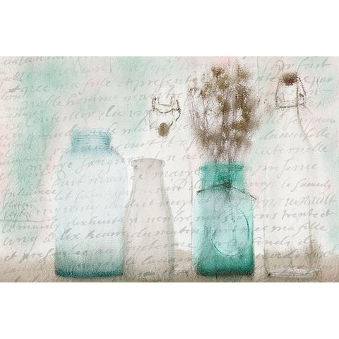 Sea Glass Black Modern Wood Framed Art Print by Kimberly, Allen