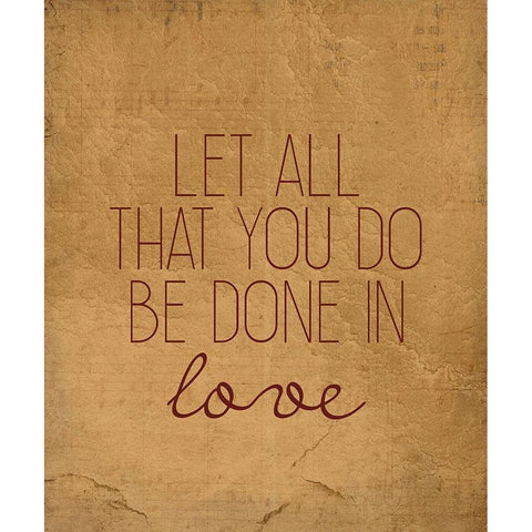 Always Love 3 Black Modern Wood Framed Art Print with Double Matting by Kimberly, Allen
