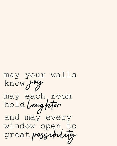 May You White Modern Wood Framed Art Print with Double Matting by Kimberly, Allen