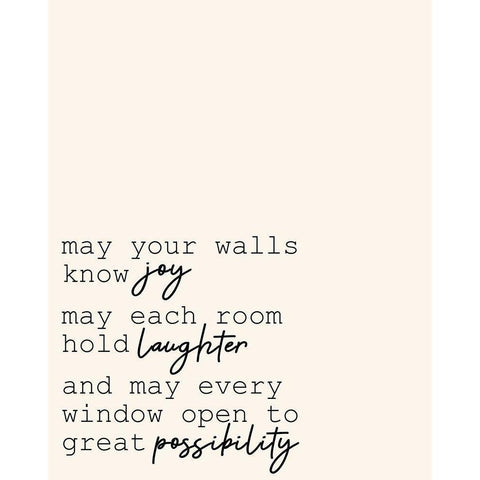 May You Black Modern Wood Framed Art Print with Double Matting by Kimberly, Allen
