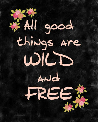 All Good Things Black Ornate Wood Framed Art Print with Double Matting by Allen, Kimberly