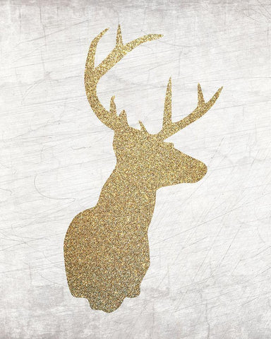 Christmas Luxe 9 White Modern Wood Framed Art Print with Double Matting by Kimberly, Allen