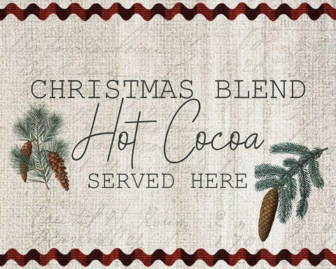 Farmhouse Christmas 14 Black Ornate Wood Framed Art Print with Double Matting by Kimberly, Allen