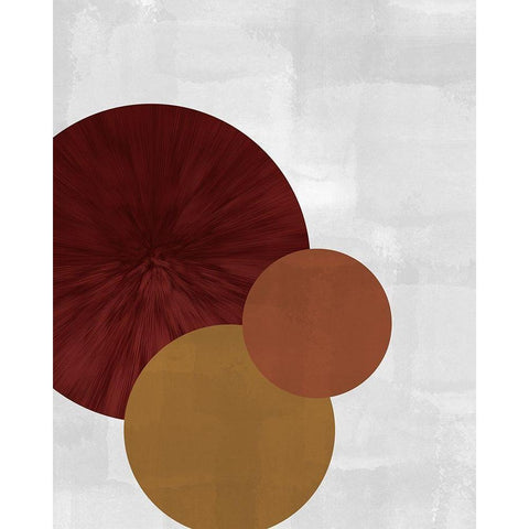 Three of a Kind 1 Black Modern Wood Framed Art Print with Double Matting by Kimberly, Allen