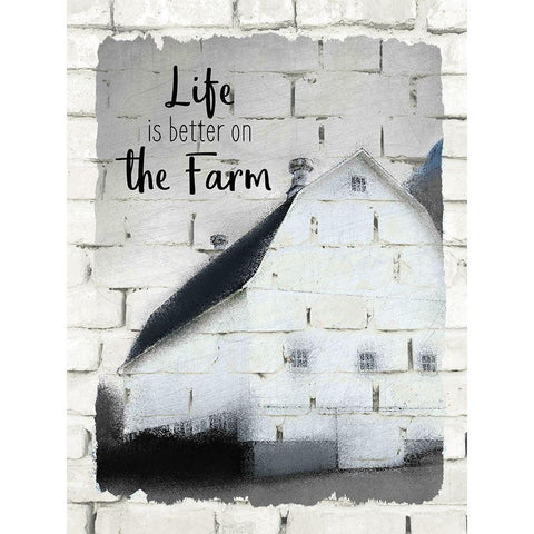 Farm Life 2 Gold Ornate Wood Framed Art Print with Double Matting by Kimberly, Allen