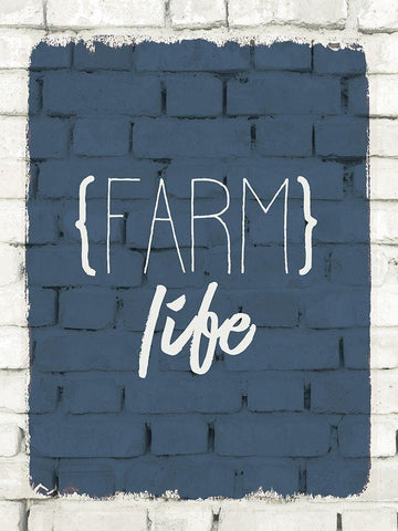 Farm Life 9 Black Ornate Wood Framed Art Print with Double Matting by Kimberly, Allen