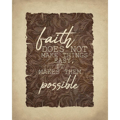 Hope Faith Love 2 Black Modern Wood Framed Art Print by Kimberly, Allen