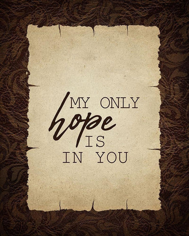 Hope Faith Love 1 Black Ornate Wood Framed Art Print with Double Matting by Kimberly, Allen