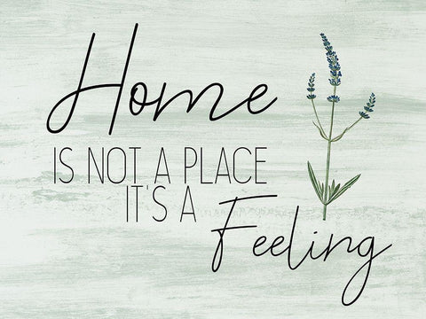 Home and Family 1 White Modern Wood Framed Art Print with Double Matting by Kimberly, Allen