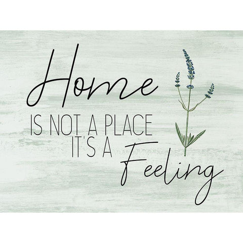 Home and Family 1 White Modern Wood Framed Art Print by Kimberly, Allen