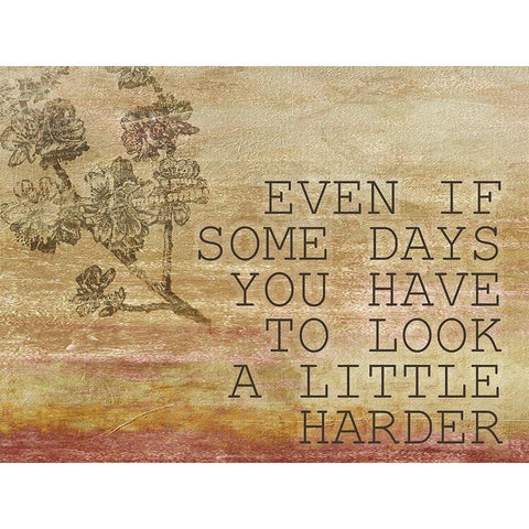 Some Days 3 Gold Ornate Wood Framed Art Print with Double Matting by Kimberly, Allen