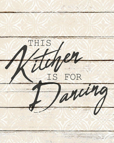 For Dancing White Modern Wood Framed Art Print with Double Matting by Kimberly, Allen