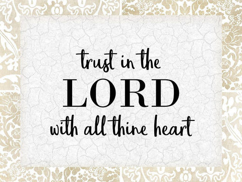 God Will 4 Black Ornate Wood Framed Art Print with Double Matting by Kimberly, Allen