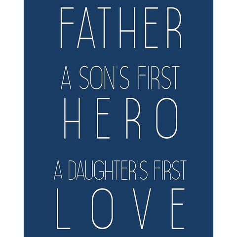 A Father Black Modern Wood Framed Art Print with Double Matting by Kimberly, Allen