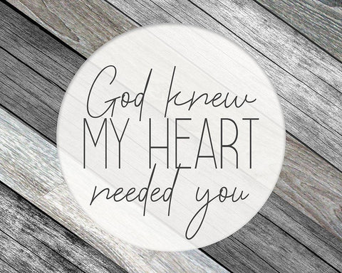 God Knew Black Ornate Wood Framed Art Print with Double Matting by Kimberly, Allen