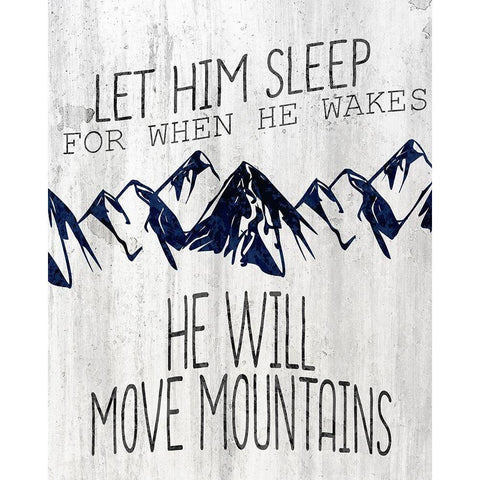 Let Him Move Black Modern Wood Framed Art Print by Kimberly, Allen