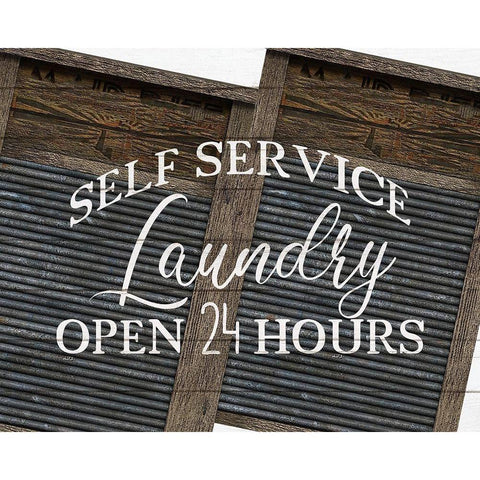 Self Service Black Modern Wood Framed Art Print with Double Matting by Kimberly, Allen