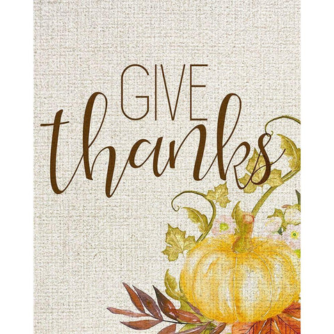 Give Thanks Black Modern Wood Framed Art Print with Double Matting by Kimberly, Allen