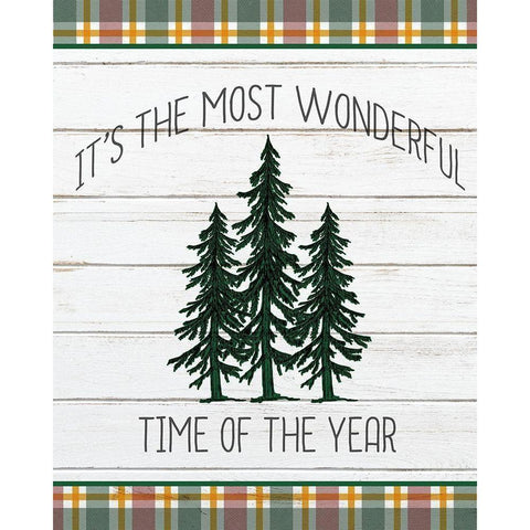Wonderful Time White Modern Wood Framed Art Print by Kimberly, Allen