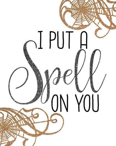 I put a Spell White Modern Wood Framed Art Print with Double Matting by Kimberly, Allen