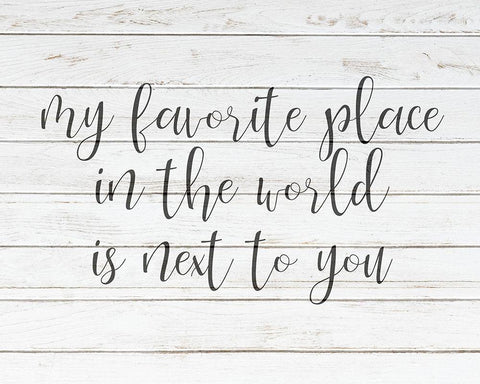 Favorite Place Black Ornate Wood Framed Art Print with Double Matting by Kimberly, Allen