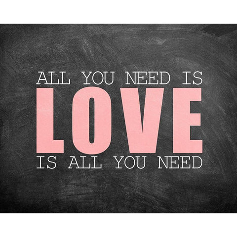 All You Need White Modern Wood Framed Art Print by Kimberly, Allen