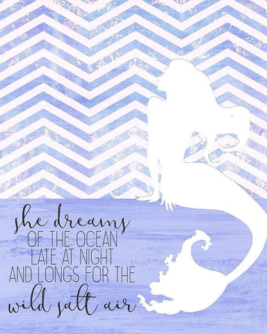 She Dreams Black Ornate Wood Framed Art Print with Double Matting by Kimberly, Allen