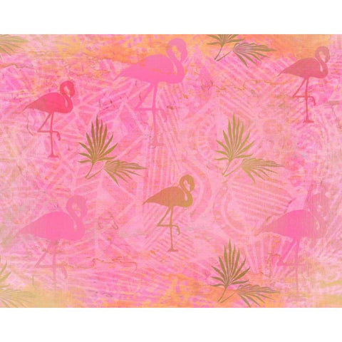 Pretty in Pink Black Modern Wood Framed Art Print with Double Matting by Allen, Kimberly