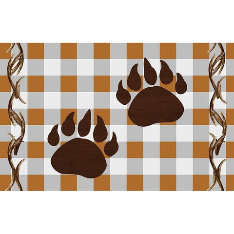 In the Woods 1 Black Modern Wood Framed Art Print with Double Matting by Kimberly, Allen