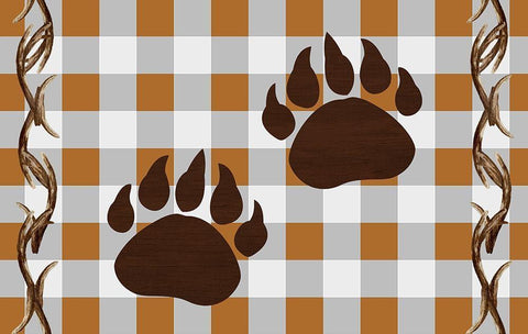 In the Woods 1 Black Ornate Wood Framed Art Print with Double Matting by Kimberly, Allen