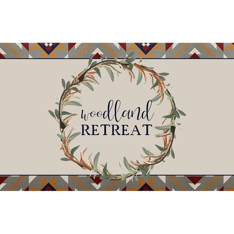 In The Woods 2 Black Modern Wood Framed Art Print by Kimberly, Allen