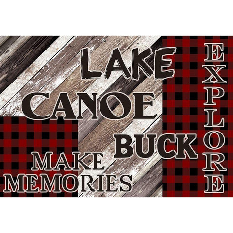 The Lodge 1 Black Modern Wood Framed Art Print by Kimberly, Allen