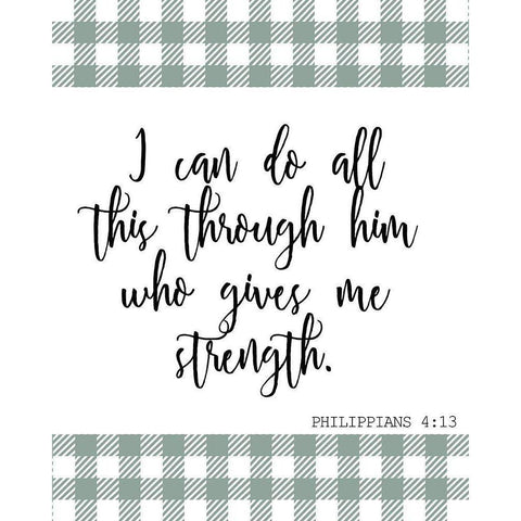 I Can Black Modern Wood Framed Art Print with Double Matting by Kimberly, Allen