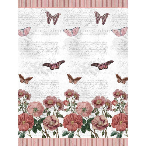 Flight of the Butterflies 2 Gold Ornate Wood Framed Art Print with Double Matting by Kimberly, Allen