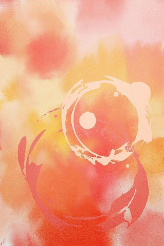 Color Burst Black Ornate Wood Framed Art Print with Double Matting by Kimberly, Allen