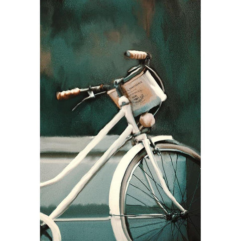 Vintage Delivery Black Modern Wood Framed Art Print with Double Matting by Kimberly, Allen