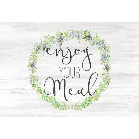 Enjoy your Meal Gold Ornate Wood Framed Art Print with Double Matting by Kimberly, Allen