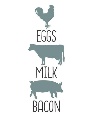 Farm Fresh 4 Black Ornate Wood Framed Art Print with Double Matting by Kimberly, Allen