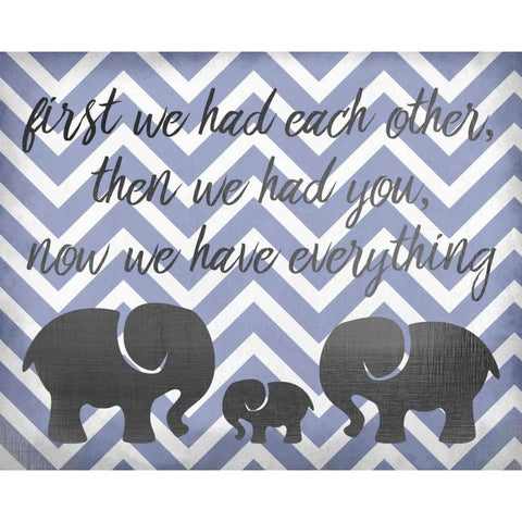 Everything Boy Black Modern Wood Framed Art Print with Double Matting by Allen, Kimberly
